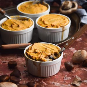 Roasted Chestnut & Sweet Potato Cottage Pies – Sincerely Tori
