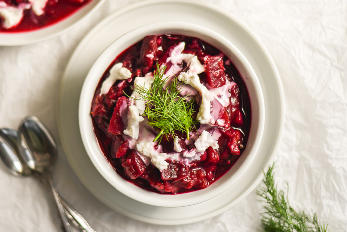 ukrainian vegetarian borscht recipe