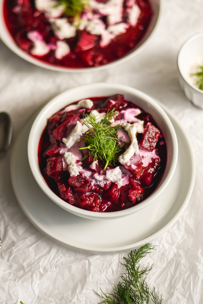 ukrainian vegetarian borscht recipe