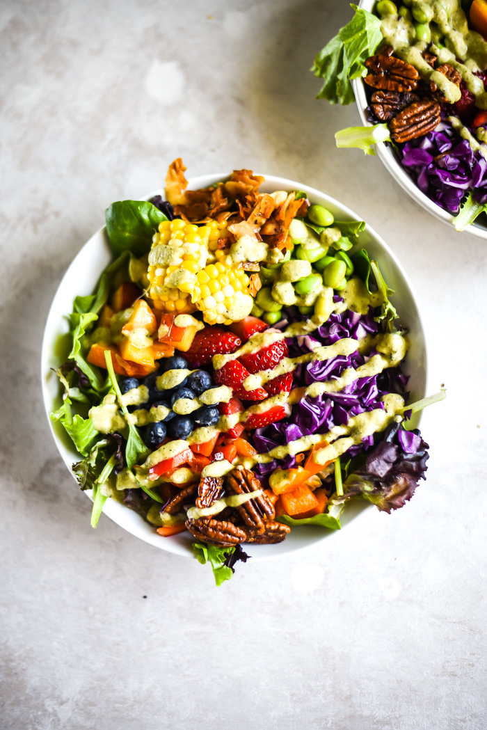 Vegan Cobb Salad in a Jar - Sweet Simple Vegan (Picnic-Friendly)