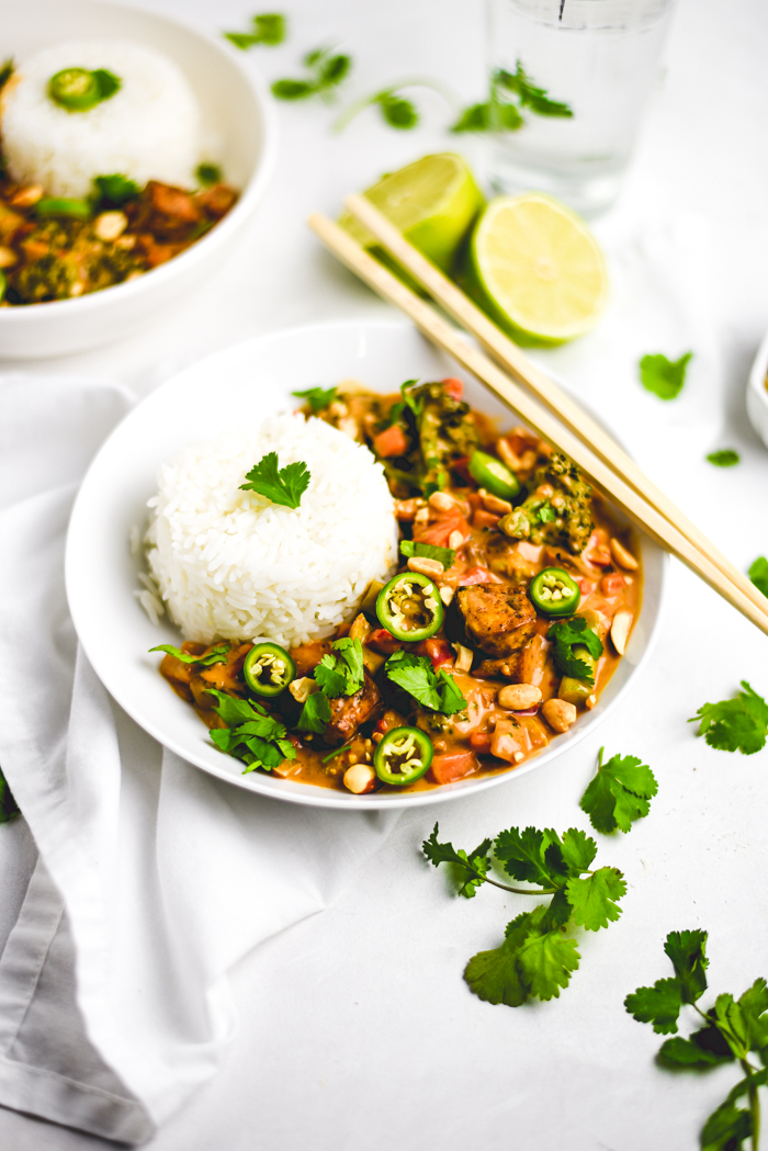 How to make Vegan Thai Peanut Curry