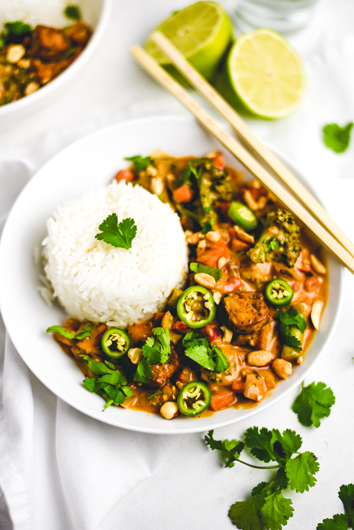The BEST Thai Peanut Curry Recipe