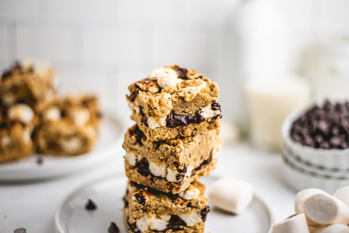 How to Make Vegan Gluten Free S'mores Cookie Bars