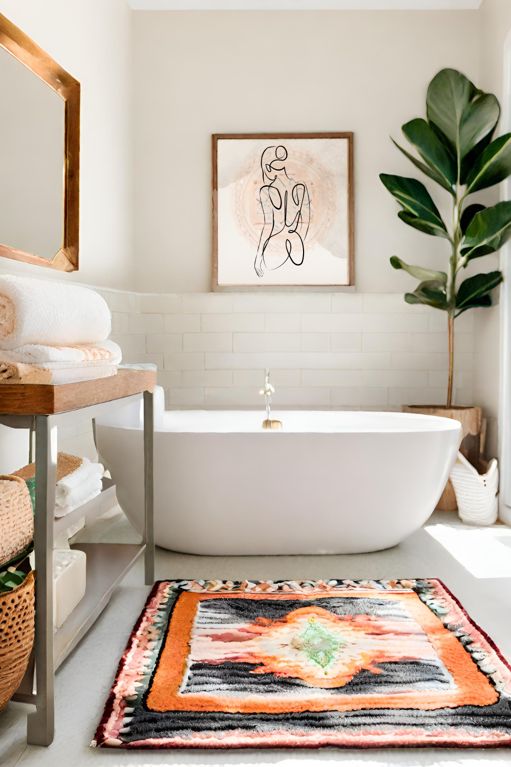 How To Make Your Boring Bathroom Feel Lux For Less (Renter